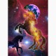  GREETING CARD Cosmic Unicorn